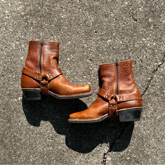Vintage Frye Harness Boots - Picture 5 of 9